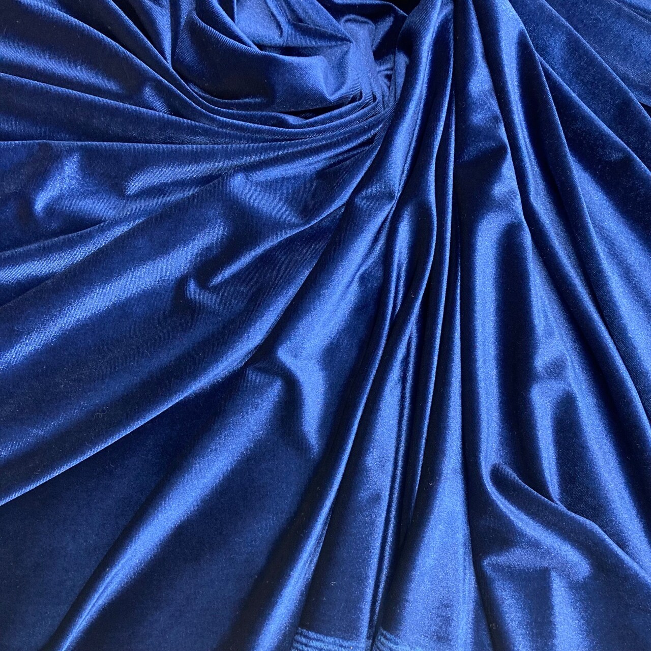 1 Yard Four Way Stretch Velvet Fabric 90 Percent Polyester 10 Percent Spandex 60 Inch Width